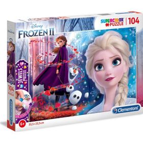 Clementoni 104 Parça Mücevher Frozen Puzzle