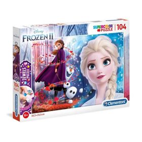 Clementoni 104 Parça Mücevher Frozen Puzzle