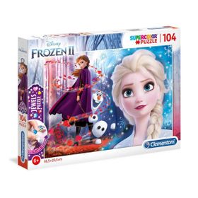 Clementoni 104 Parça Mücevher Frozen Puzzle