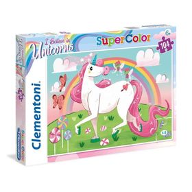 Clementoni 104 Parça Puzzle Mücevher Unicorn - 27109