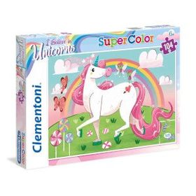 Clementoni 104 Parça Puzzle Mücevher Unicorn - 27109