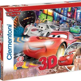 Clementoni 104 Parçalı 3 Boyutlu Disney Cars Yapboz Arabalar Puzzle