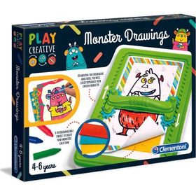 Clementoni 15276 Play Creative Canavar Çizimler