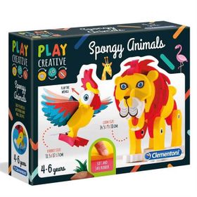 Clementoni 15284 Play Creative Sünger Hayvanlar