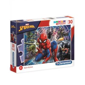 Clementoni 20250 30 Parça Supercolor Marvel Spiderman Puzzle