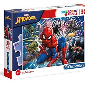Clementoni 20250 30 Parça Supercolor Marvel Spiderman Puzzle