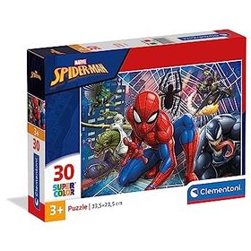 Clementoni 20250 30 Parça Supercolor Marvel Spiderman Puzzle
