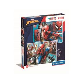 Clementoni 21608 2X60 Spiderman Puzzle