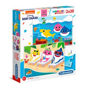 Clementoni 24777-2x20 Shark Puzzle