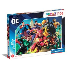 Clementoni 25721 104 Parça DC Kahramanları Supercolor Puzzle