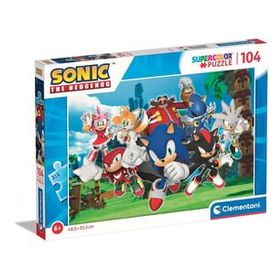 Clementoni 27159 Sonic Supercolor Sonic 104 Parça Puzzle
