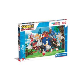 Clementoni 27159 Sonic Supercolor Sonic 104 Parça Puzzle