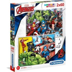 Clementoni 2x60 Parça Çocuk Avengers Puzzle