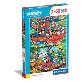 Clementoni 2x60 Parça Mickey and Friends Puzzle