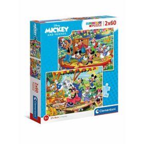 Clementoni 2x60 Parça Mickey and Friends Puzzle