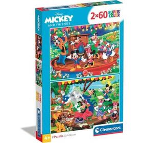Clementoni 2x60 Parça Mickey and Friends Puzzle