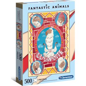 Clementoni 35069 500 Parça Fantastic Animals Yetişkin Puzzle - Llamaste