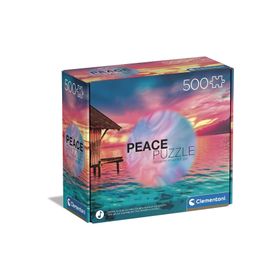 Clementoni 35120 500 Parça Peace Living The Present Puzzle