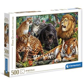 Clementoni 35126 500 Parça High Quality Collection Wild Cats Puzzle