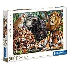 Clementoni 35126 500 Parça High Quality Collection Wild Cats Puzzle