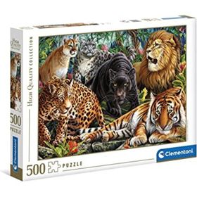 Clementoni 35126 500 Parça High Quality Collection Wild Cats Puzzle