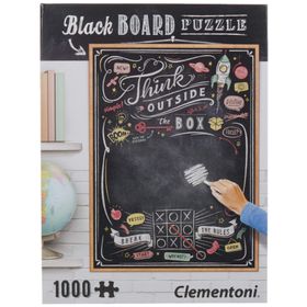 Clementoni 39468 1000 Parça Blackboard Yetişkin Puzzle - Think Outside the Box