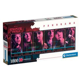 Clementoni 39548 1000 Parça Stranger Things Panorama Puzzle