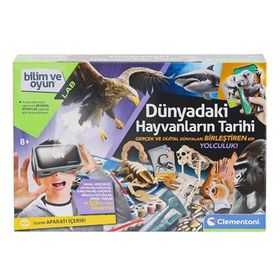 Clementoni 64093 Bilim ve Oyun Dünyadaki Hayvanların Tarihi