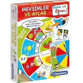 Clementoni 64200 Aylar ve Mevsimler Oyna Ve Öğren Oyuncak