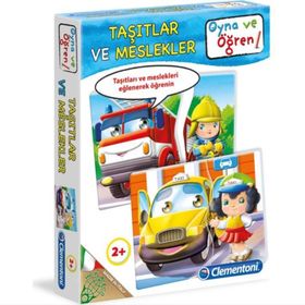 Clementoni 64286 Taşıtlar ve Meslekler Oyna Öğren Eğitici Oyuncak