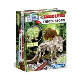 Clementoni 64562 Arkeolijik Kazı Seti Triceratops Floresan