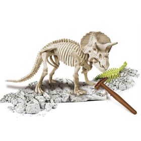 Clementoni 64562 Arkeolijik Kazı Seti Triceratops Floresan