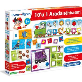 Clementoni 64807 10'u 1 Arada Oyna ve Öğren