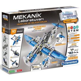 Clementoni 64996 Mekanik Laboratuvar Uçaklar Ve Helikopterler