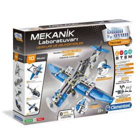 Clementoni 64996 Mekanik Laboratuvar Uçaklar Ve Helikopterler
