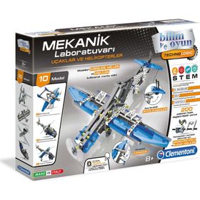 Clementoni 64996 Mekanik Laboratuvar Uçaklar Ve Helikopterler