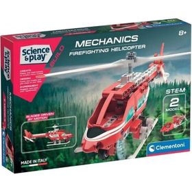 Clementoni 75075TR Mekanik Laboratuvarı Firefighting Helicopter