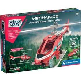 Clementoni 75075TR Mekanik Laboratuvarı Firefighting Helicopter