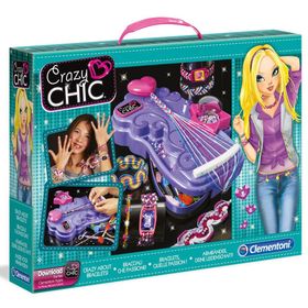 Clementoni 78340 Crazy Chic Bileklik Tasarım Tezgahı Oyun Seti