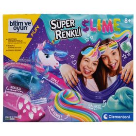 Clementoni +8 Yaş Süper Renkli Slime Seti
