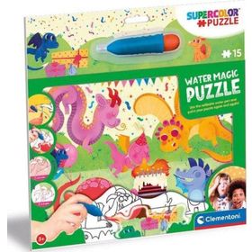 Clementoni Baby Dragons 22245 15 Parça Water Magic Frame Puzzle