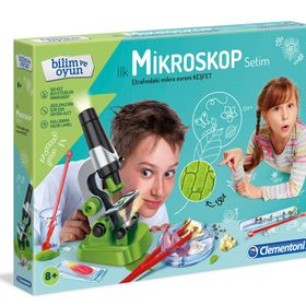 Clementoni Bilim ve Oyun İlk Mikroskop Setim