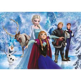 Clementoni Brilliant Frozen 104 Parça Puzzle