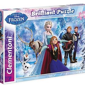 Clementoni Brilliant Frozen 104 Parça Puzzle