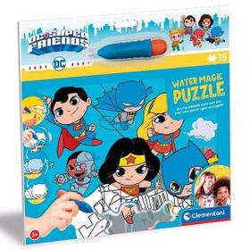 Clementoni DC Super Friends 22243 15 Parça Water Magic Frame Puzzle