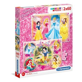 Clementoni Disney Princess 2x60 Parça Çocuk Puzzle