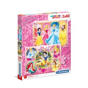 Clementoni Disney Princess 2x60 Parça Çocuk Puzzle