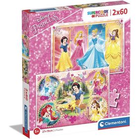 Clementoni Disney Princess 2x60 Parça Çocuk Puzzle