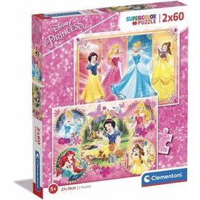 Clementoni Disney Princess 2x60 Parça Çocuk Puzzle