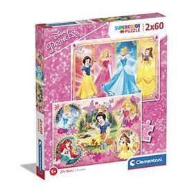 Clementoni Disney Princess 2x60 Parça Çocuk Puzzle